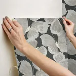York Wallcoverings Monarch - Onyx Wallpaper | Buy Online York Wallcoverings Monarch wallpaper, color Onyx, SKU PSW1565RL