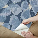York Wallcoverings Monarch wallpaper, color Pewter, SKU PSW1566RL