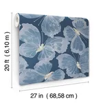 York Wallcoverings Monarch wallpaper, color Pewter, SKU PSW1566RL