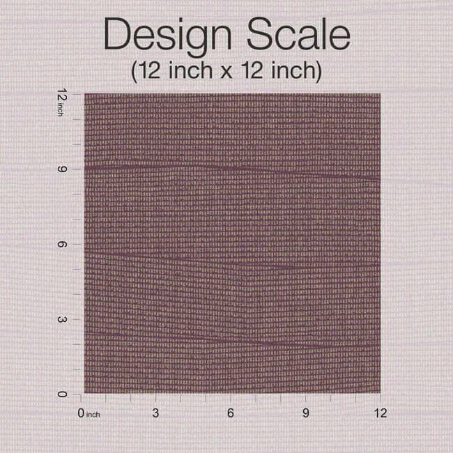 York Wallcoverings Natural Grid wallpaper, color Mulberry, SKU OI0691