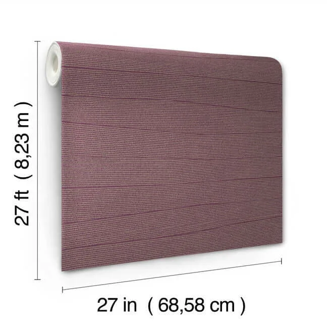 York Wallcoverings Natural Grid wallpaper, color Mulberry, SKU OI0691