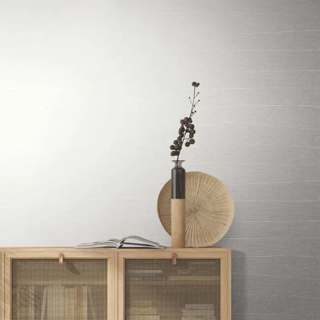 York Wallcoverings Natural Grid wallpaper, color White Pearl, SKU OI0697