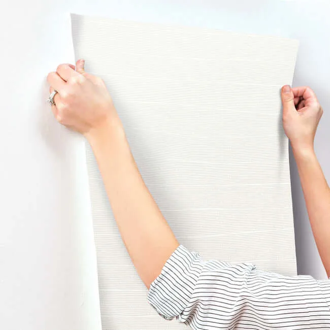 York Wallcoverings Natural Grid - White Pearl Wallpaper | Buy Online York Wallcoverings Natural Grid wallpaper, color White Pearl, SKU OI0697