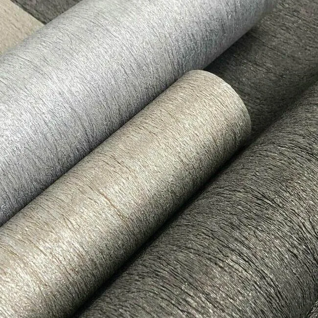 York Wallcoverings Natural Texture - Silver & Brown Metallic Wallpaper | Buy Online York Wallcoverings Natural Texture wallpaper, color Silver & Brown Metallic, SKU Y6201305