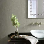 York Wallcoverings Natural Texture - Silver & Brown Metallic Wallpaper | Buy Online York Wallcoverings Natural Texture wallpaper, color Silver & Brown Metallic, SKU Y6201305