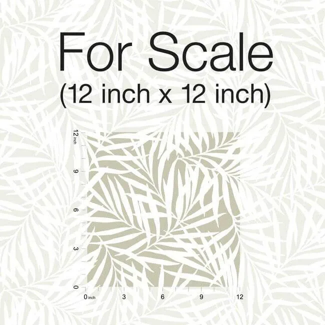 York Wallcoverings Oahu Fronds - Off White Wallpaper | Buy Online York Wallcoverings Oahu Fronds wallpaper, color Off White, SKU PSW1147RL
