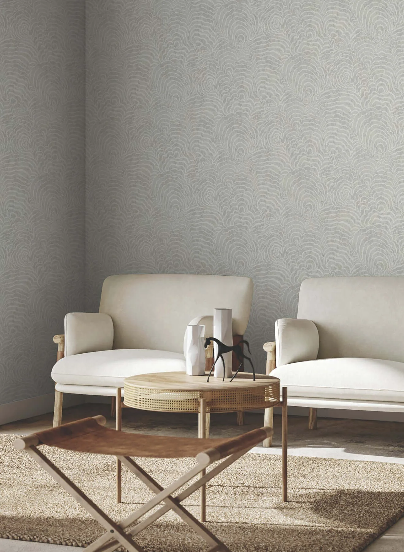 York Wallcoverings Ocean Jasper wallpaper, color Grey, SKU GN2633