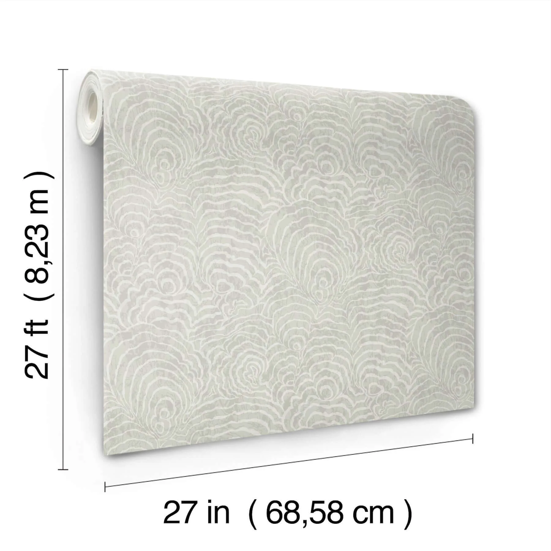 York Wallcoverings Ocean Jasper - Grey Wallpaper | Buy Online York Wallcoverings Ocean Jasper wallpaper, color Grey, SKU GN2633