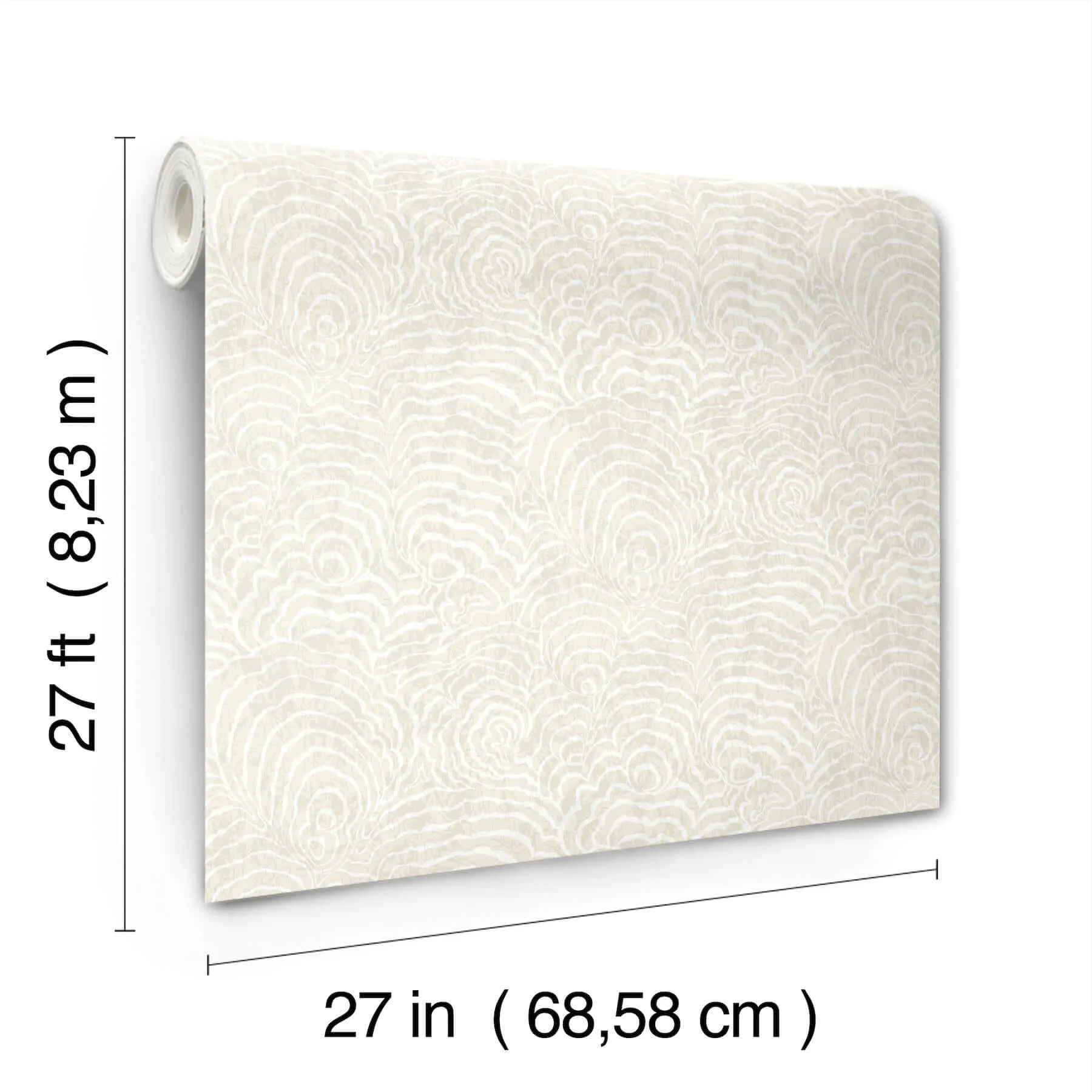 York Wallcoverings Ocean Jasper - White Wallpaper | Buy Online York Wallcoverings Ocean Jasper wallpaper, color White, SKU GN2634