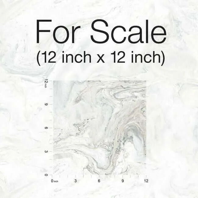 York Wallcoverings Oil & Marble wallpaper, color White & Grey, SKU PSW1127RL