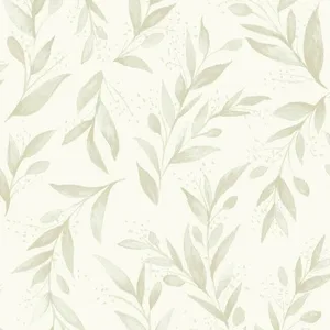 York Wallcoverings Magnolia Home Olive Branch wallpaper, color Beige, SKU PSW1158RL