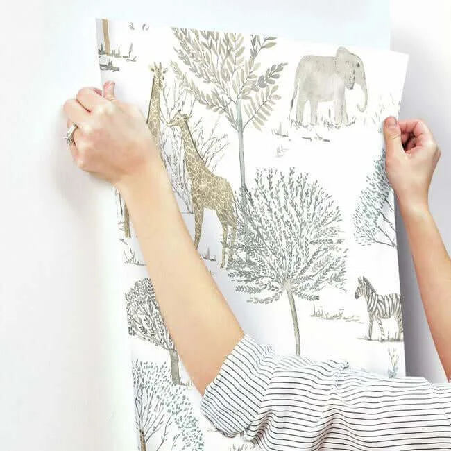 York Wallcoverings On the Savanna - Neutral Wallpaper | Buy Online York Wallcoverings On the Savanna wallpaper, color Neutral, SKU KI0541