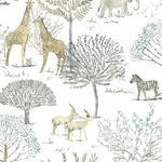 York Wallcoverings On the Savanna wallpaper, color Neutral, SKU PSW1212RL