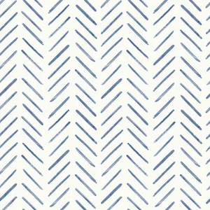 York Wallcoverings Painted Herringbone wallpaper, color Navy, SKU PSW1526RL