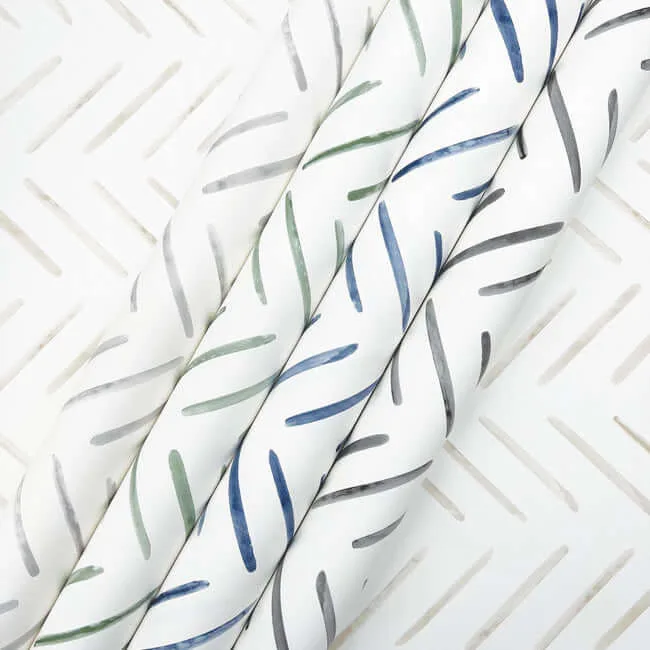 York Wallcoverings Painted Herringbone - Fern Wallpaper | Buy Online York Wallcoverings Painted Herringbone wallpaper, color Fern, SKU PSW1528RL