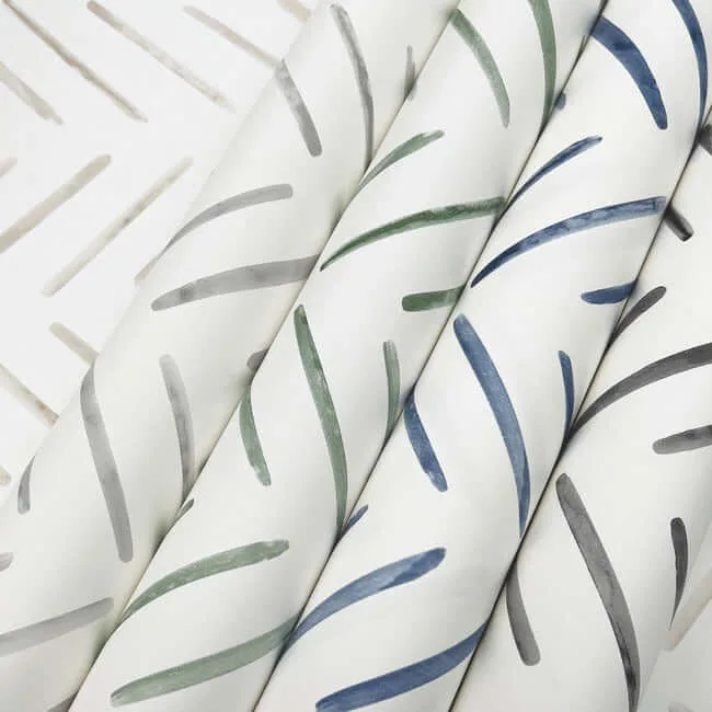 York Wallcoverings Painted Herringbone - Fern Wallpaper | Buy Online York Wallcoverings Painted Herringbone wallpaper, color Fern, SKU PSW1528RL