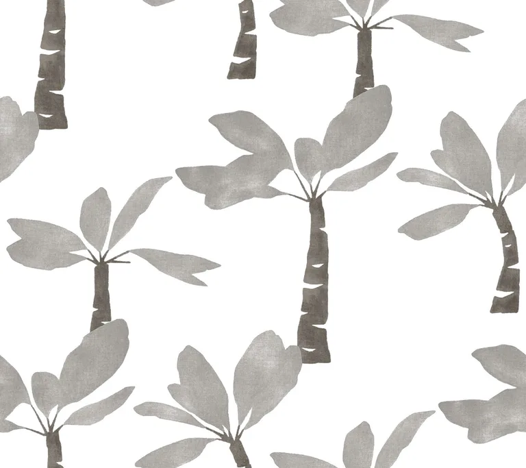 York Wallcoverings Painted Oasis wallpaper, color Carbon & Graphite, SKU ZM2838