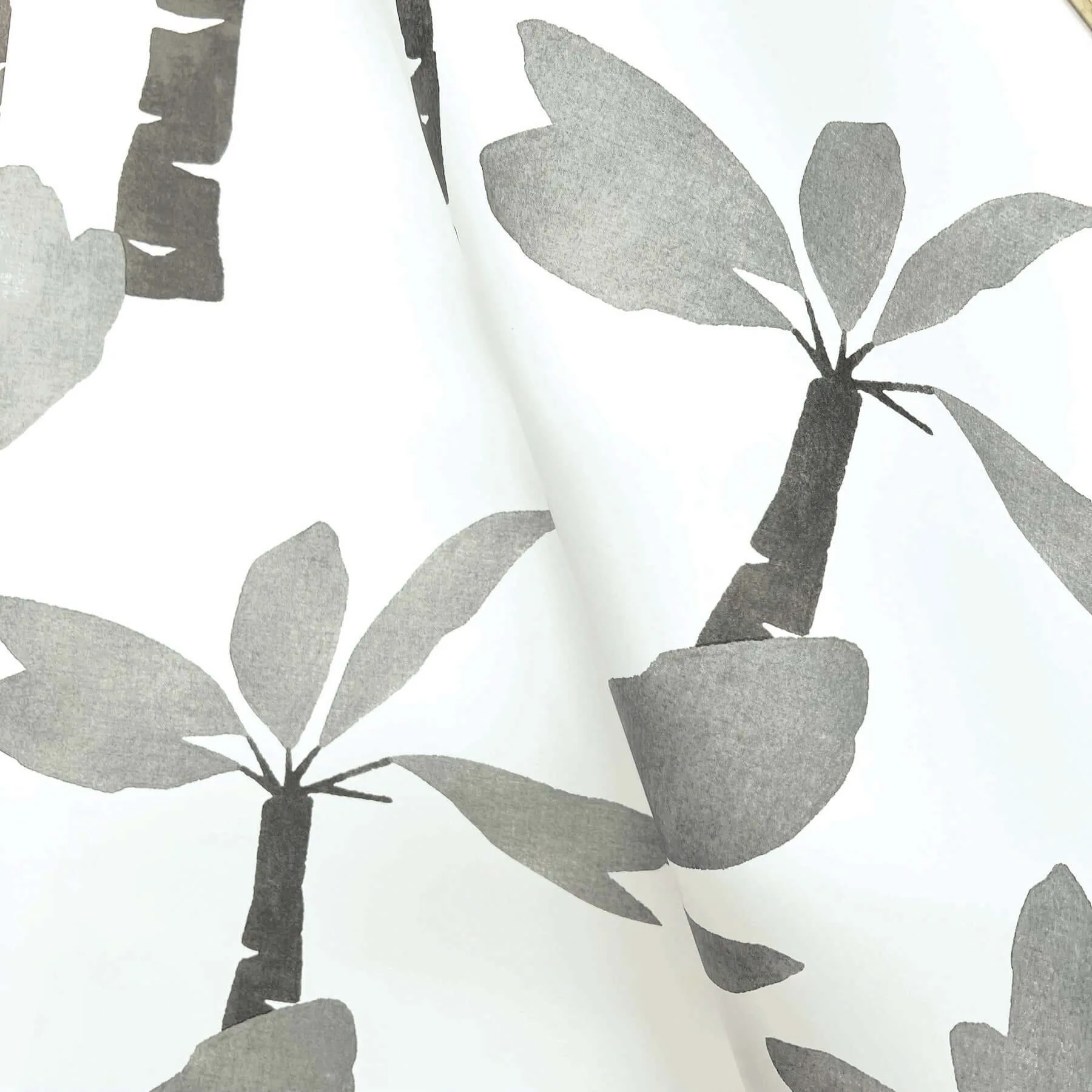 York Wallcoverings Painted Oasis wallpaper, color Carbon & Graphite, SKU ZM2838