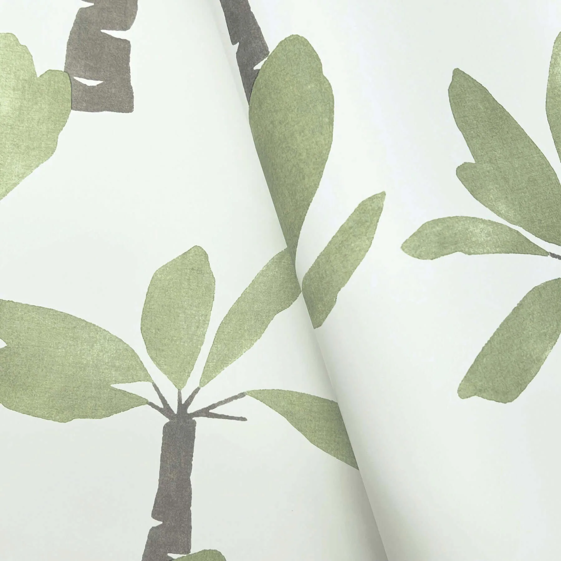 York Wallcoverings Painted Oasis - Leaf Green Wallpaper | Buy Online York Wallcoverings Painted Oasis wallpaper, color Leaf Green, SKU ZM2839