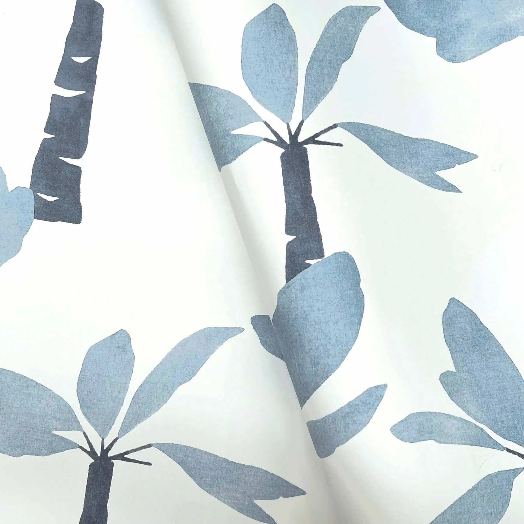 York Wallcoverings Painted Oasis wallpaper, color Ultramarine, SKU ZM2837