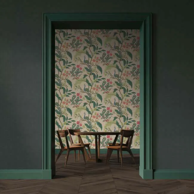 York Wallcoverings Palette wallpaper, color Hunter Green, SKU RI5187