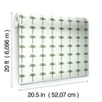 York Wallcoverings Palm Bay wallpaper, color Green, SKU PSW1150RL