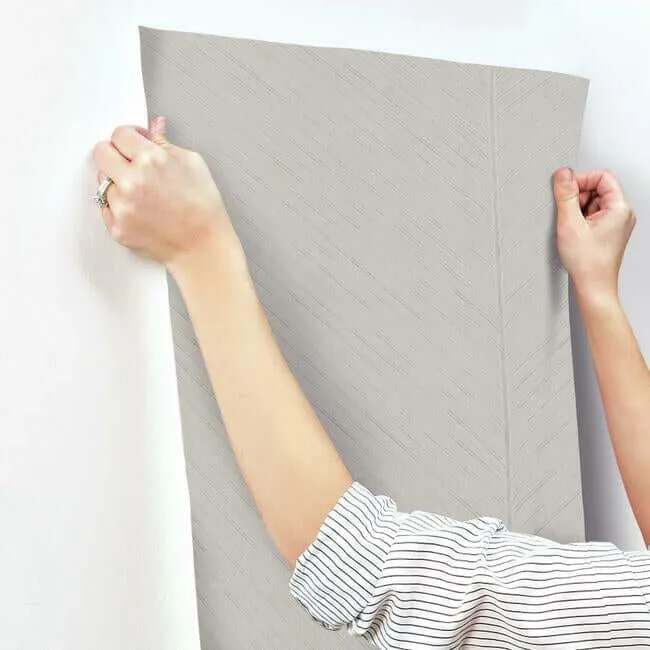 York Wallcoverings Palm Chevron - Grey & Silver Wallpaper | Buy Online York Wallcoverings Palm Chevron wallpaper, color Grey & Silver, SKU TC2698