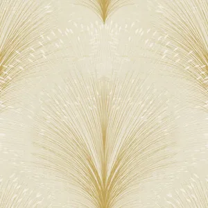 York Wallcoverings Papyrus Plume wallpaper, color Beige, SKU OI0681