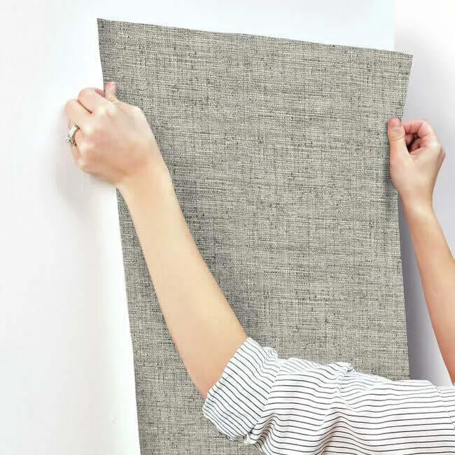 York Wallcoverings Papyrus Weave - Black Wallpaper | Buy Online York Wallcoverings Papyrus Weave wallpaper, color Black, SKU CY1559