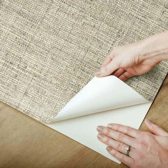 York Wallcoverings Papyrus Weave wallpaper, color Neutral, SKU PSW1039RL