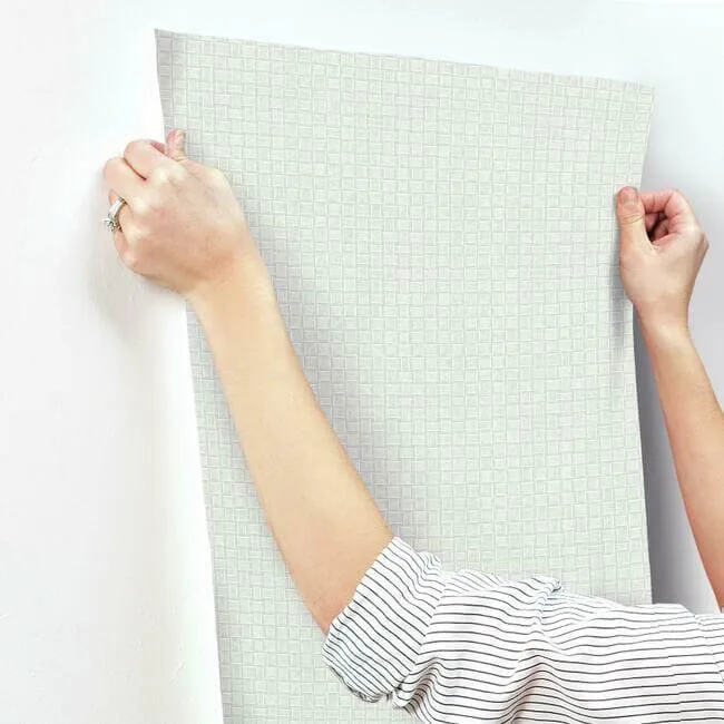 York Wallcoverings Paradise Island Weave - Light Grey Wallpaper | Buy Online York Wallcoverings Paradise Island Weave wallpaper, color Light Grey, SKU TC2612
