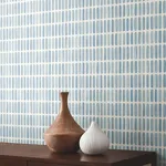York Wallcoverings Petite Pergola - Blue Wallpaper | Buy Online York Wallcoverings Petite Pergola wallpaper, color Blue, SKU MN1942