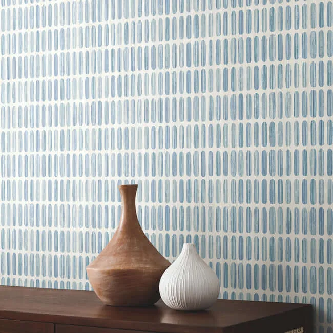 York Wallcoverings Petite Pergola - Blue Wallpaper | Buy Online York Wallcoverings Petite Pergola wallpaper, color Blue, SKU MN1942