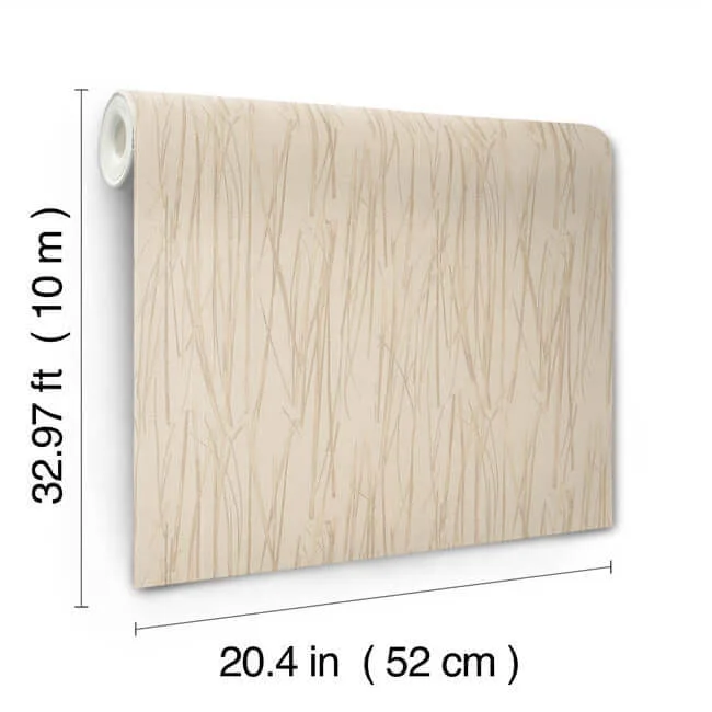 York Wallcoverings Piedmont Bamboo - Linen Wallpaper | Buy Online York Wallcoverings Piedmont Bamboo wallpaper, color Linen, SKU SI20713