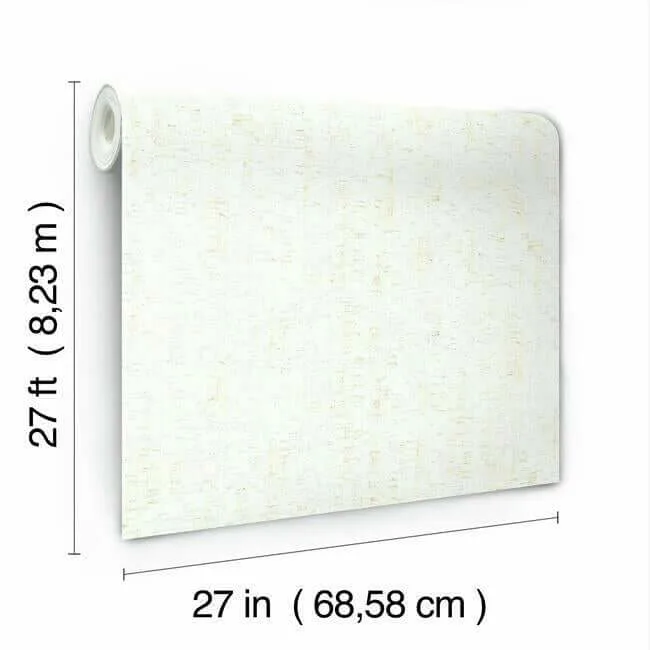 York Wallcoverings Plain Bamboo wallpaper, color White, SKU LC7145