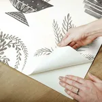 York Wallcoverings Plant Party wallpaper, color Black, SKU PSW1251RL
