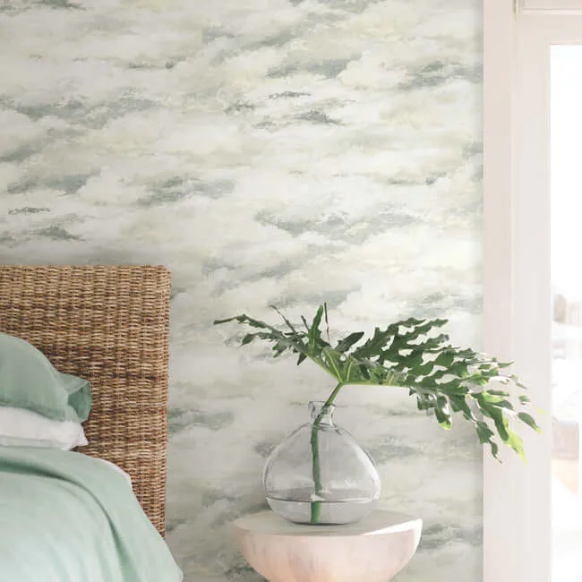 York Wallcoverings Plein Air wallpaper, color Tan & Grey, SKU MN1810