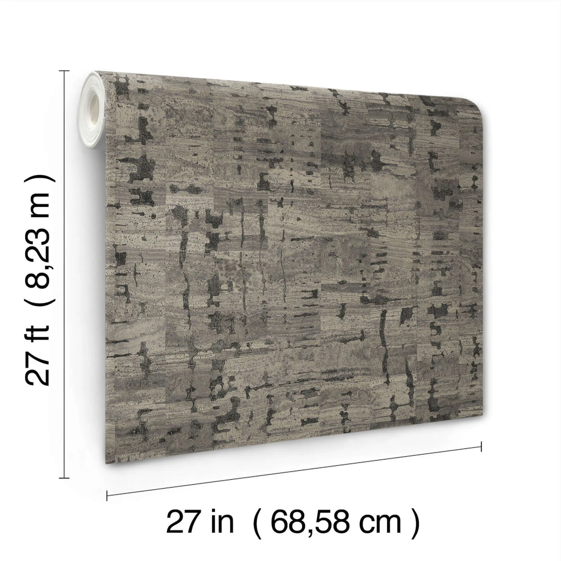 York Wallcoverings Pop The Cork - Charcoal Wallpaper | Buy Online York Wallcoverings Pop The Cork wallpaper, color Charcoal, SKU GN2654