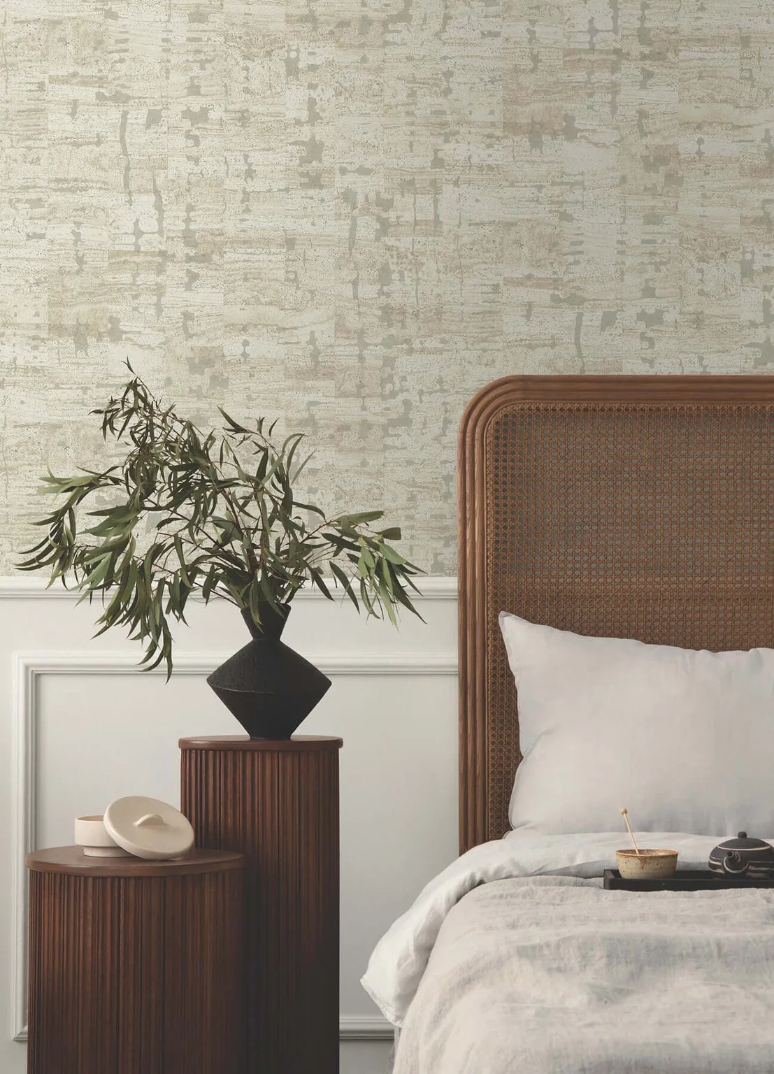 York Wallcoverings Pop The Cork wallpaper, color Stone, SKU GN2652