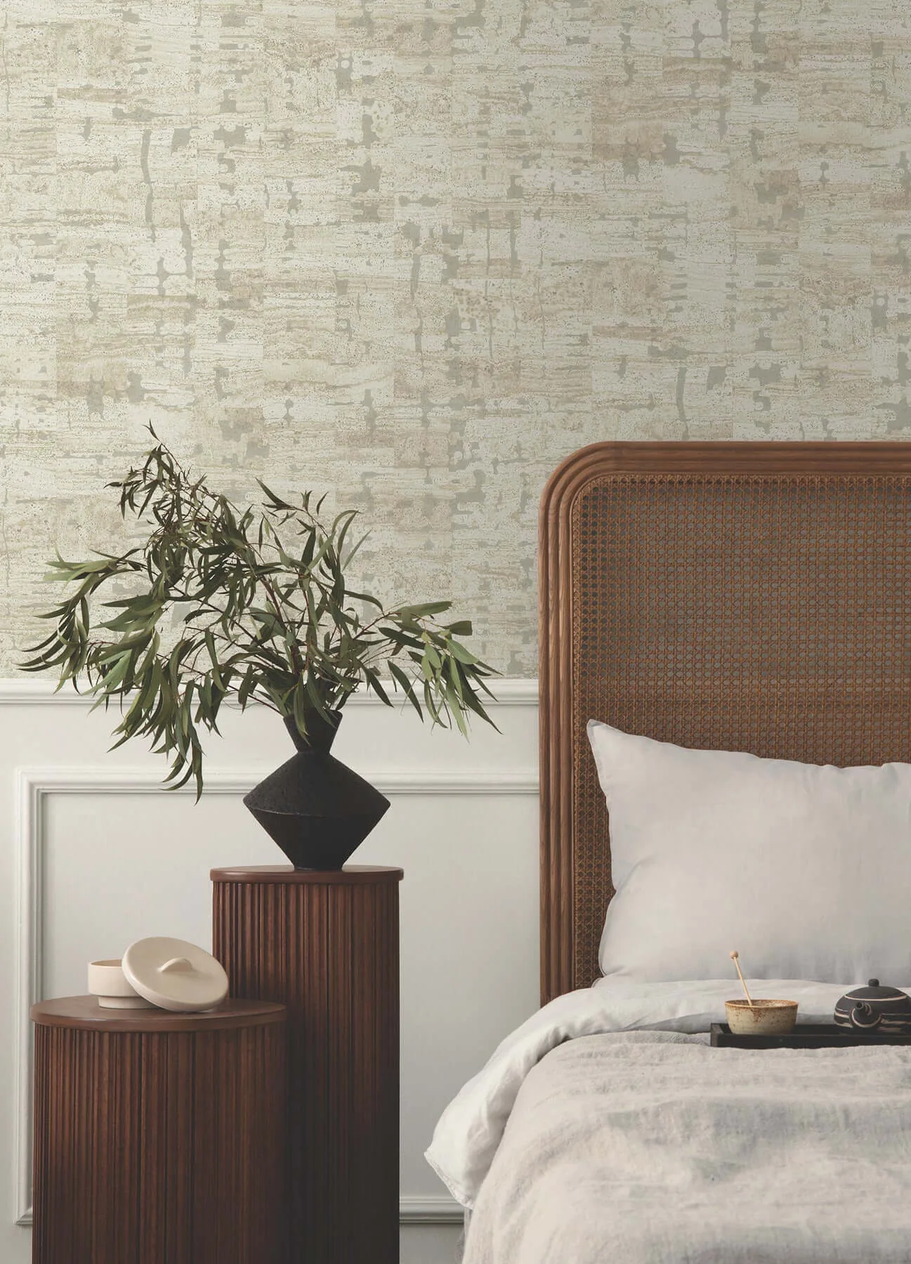 York Wallcoverings Pop The Cork wallpaper, color Stone, SKU GN2652