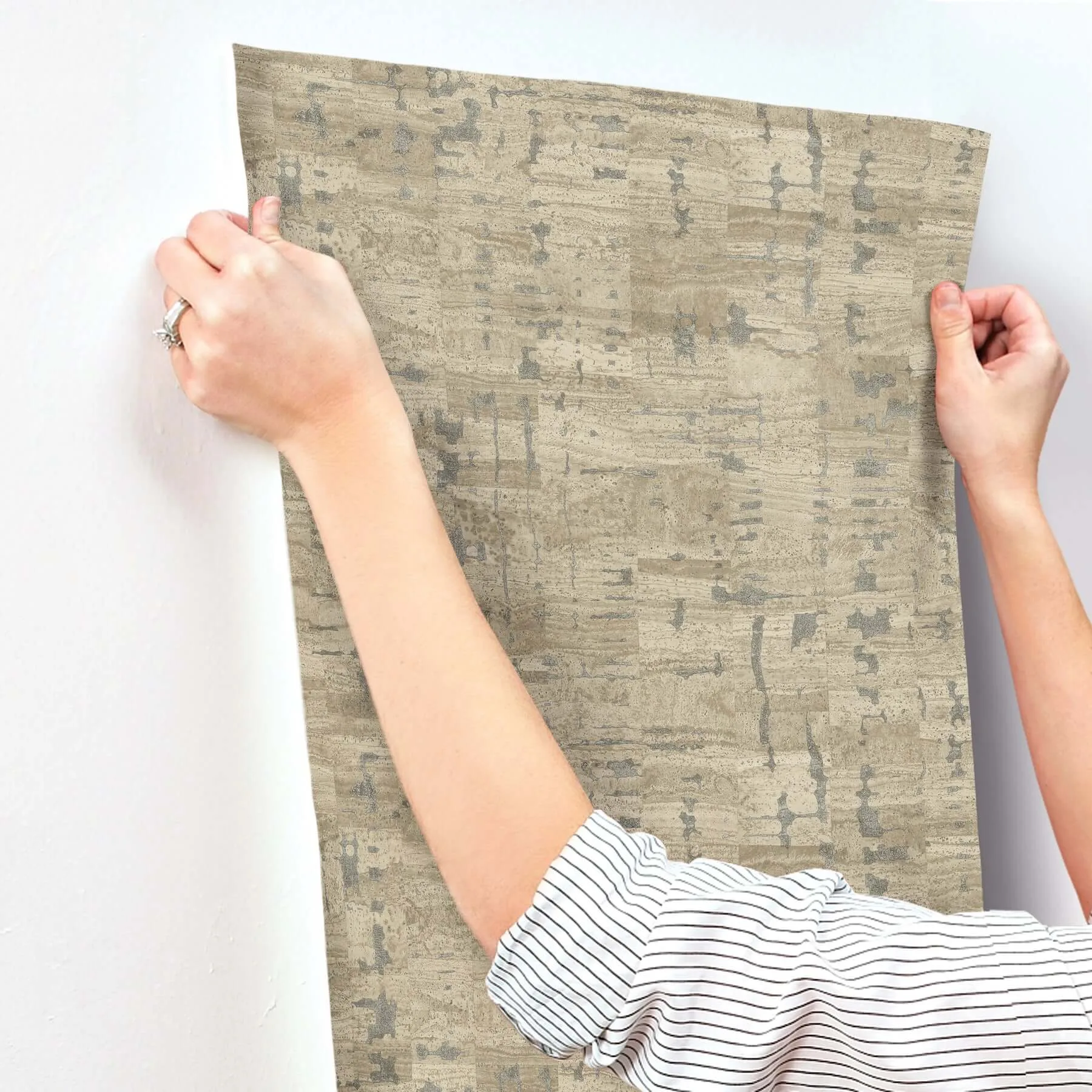 York Wallcoverings Pop The Cork - Taupe Wallpaper | Buy Online York Wallcoverings Pop The Cork wallpaper, color Taupe, SKU GN2651