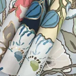 York Wallcoverings Poppies - Black & Blue Metallic Wallpaper | Buy Online York Wallcoverings Poppies wallpaper, color Black & Blue Metallic, SKU GO8312