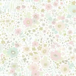 York Wallcoverings Posey Sidewall - Pastel Wallpaper | Buy Online York Wallcoverings Posey Sidewall wallpaper, color Pastel, SKU PSW1186RL