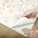 York Wallcoverings Posey Sidewall - Pastel Wallpaper | Buy Online York Wallcoverings Posey Sidewall wallpaper, color Pastel, SKU PSW1186RL