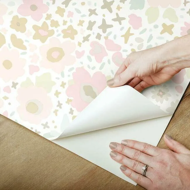 York Wallcoverings Posey Sidewall - Pastel Wallpaper | Buy Online York Wallcoverings Posey Sidewall wallpaper, color Pastel, SKU PSW1186RL