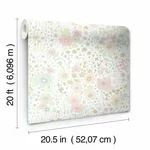 York Wallcoverings Posey Sidewall - Pastel Wallpaper | Buy Online York Wallcoverings Posey Sidewall wallpaper, color Pastel, SKU PSW1186RL