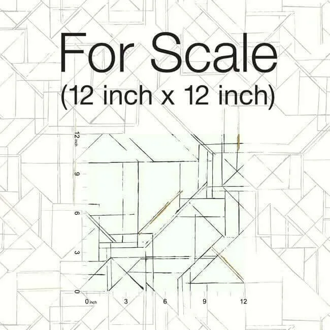 York Wallcoverings Prism Schematics wallpaper, color Black & Gold, SKU PSW1050RL
