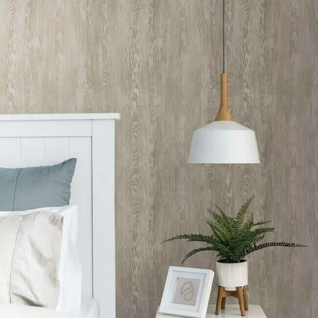 York Wallcoverings Quarter Sawn Wood wallpaper, color Brown, SKU FH4054