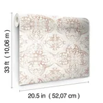 York Wallcoverings Quartet - Off White & Tan Wallpaper | Buy Online York Wallcoverings Quartet wallpaper, color Off White & Tan, SKU MN1892