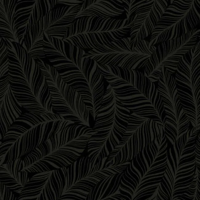 York Wallcoverings Rainforest Canopy wallpaper, color Black, SKU TC2712